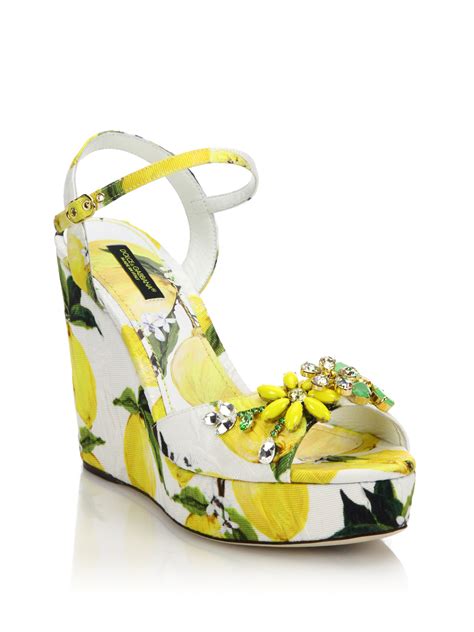 dolce gabbana damen sandalen|Dolce & Gabbana sandals lemon.